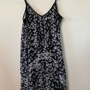 Funky black and white dress